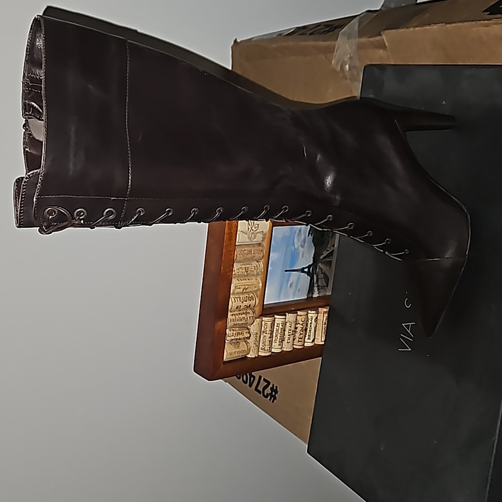 Brand New Via Spiga Lace Up Boots